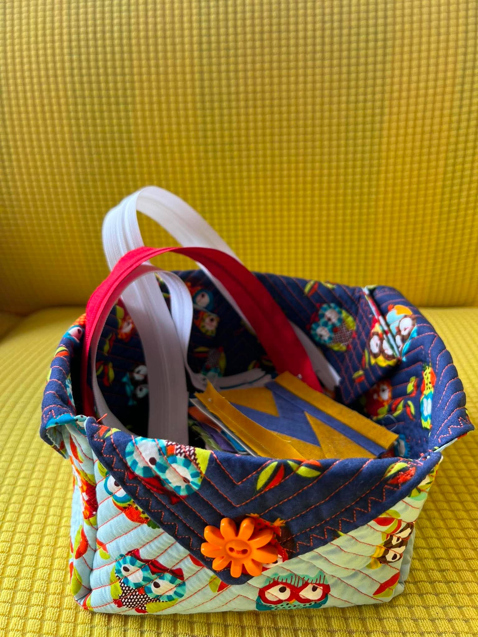 Colourful Fabric Basket — photo 1